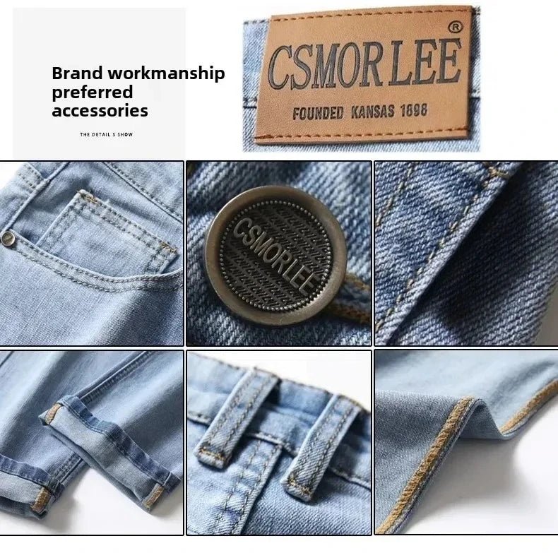 2025 Brand Jeans Summer Style Utr Thin Light Men's Jeans Fashion Male Casual Denim Men's Jeans Slim Wholesale Jeans - PratSN