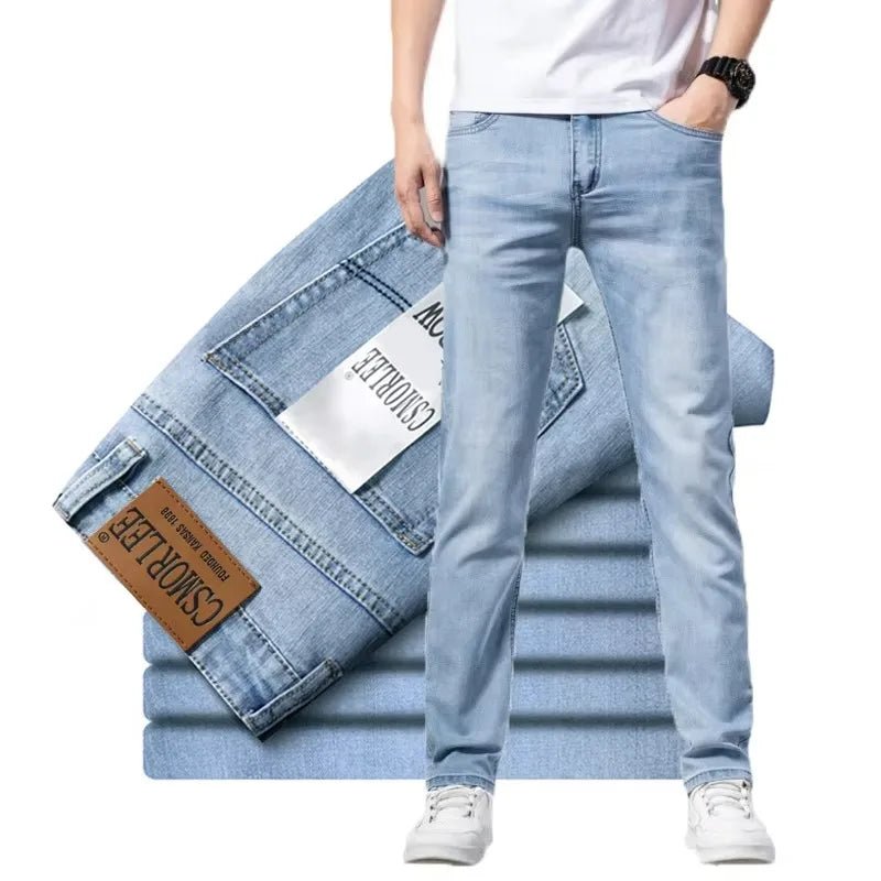 2025 Brand Jeans Summer Style Utr Thin Light Men's Jeans Fashion Male Casual Denim Men's Jeans Slim Wholesale Jeans - PratSN