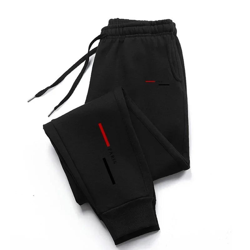 2025 Fashion Men Gyms Pure color Pants Joggers Fitness Casual Long Pants Men Workout Skinny Sweatpants Jogger Tracksuit Trousers - PratSN