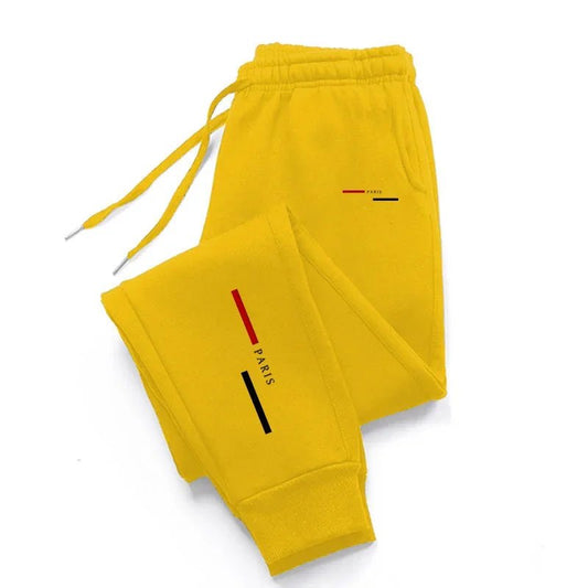 2025 Fashion Men Gyms Pure color Pants Joggers Fitness Casual Long Pants Men Workout Skinny Sweatpants Jogger Tracksuit Trousers - PratSN