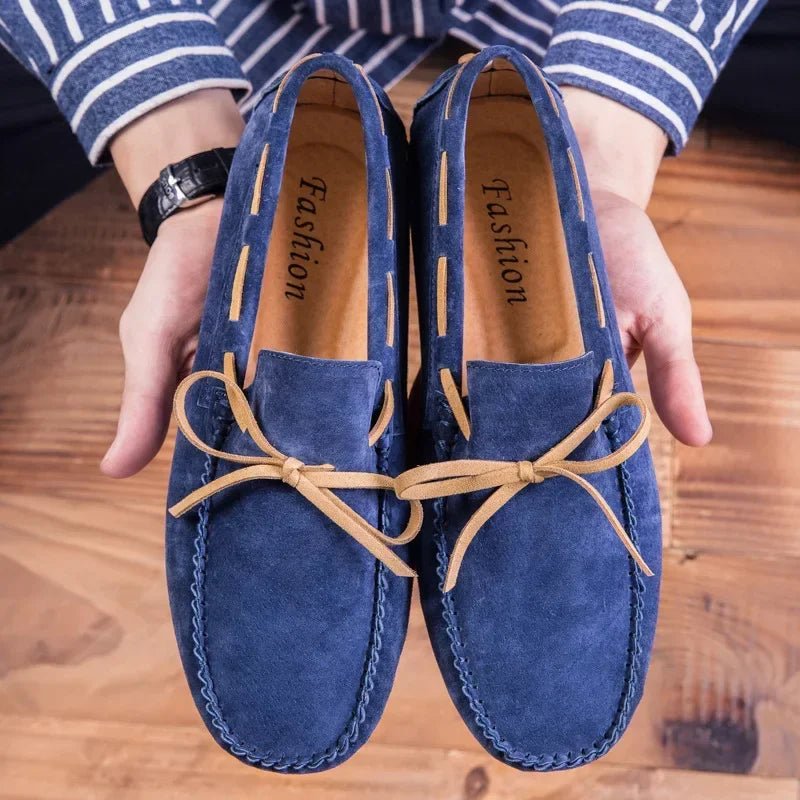 2025 Leather Men Casual Shoes Luxury Brand comfortable Slip on Formal Loafers Men Moccasins Italian Soft Male Driving Shoes - PratSN