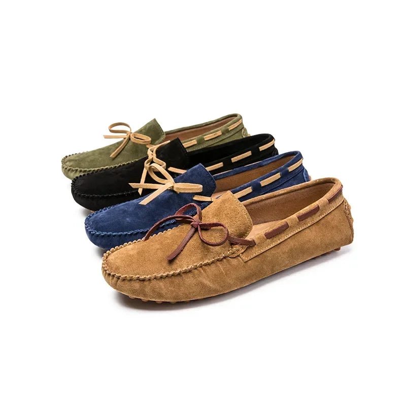2025 Leather Men Casual Shoes Luxury Brand comfortable Slip on Formal Loafers Men Moccasins Italian Soft Male Driving Shoes - PratSN