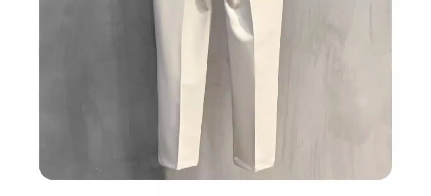 2025 Men's Straight - Leg Suit Pants Spring Trousers Simple Slim Non - ironing Dress Pants for Men - PratSN