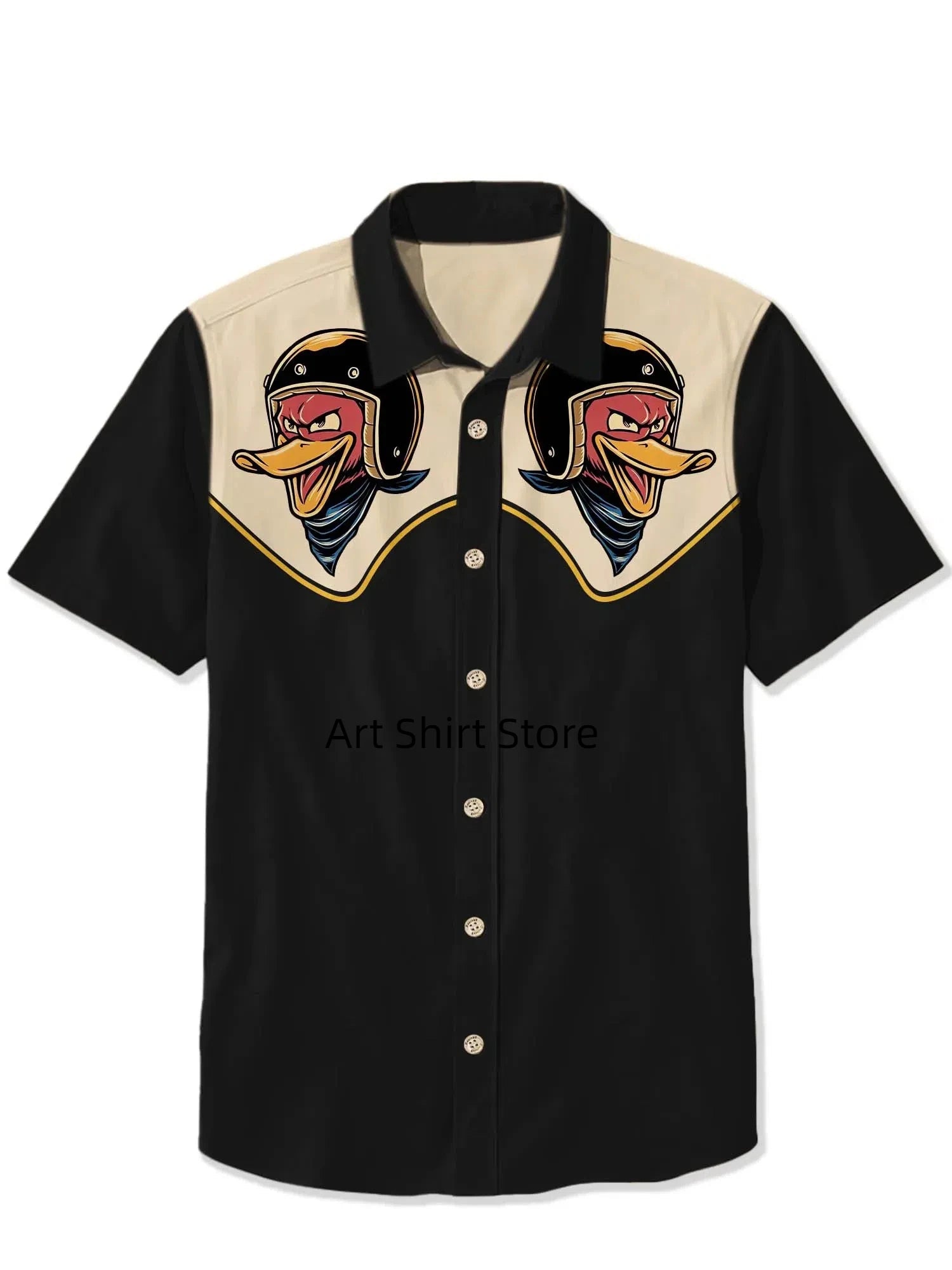 2025 Men's Summer Snake Pattern Casual Short Sleeved Shirt Breathable Quick Drying Comfortable Shirt High - quality Mens Top - PratSN