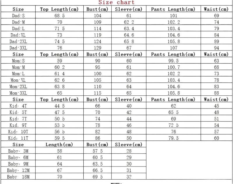 2025 New Family Christmas Pajamas Mom Dad Kids Matching Clothing Set Baby Romper Pjs Soft Loose 2 Pieces Suit Homewear Xmas Look - PratSN