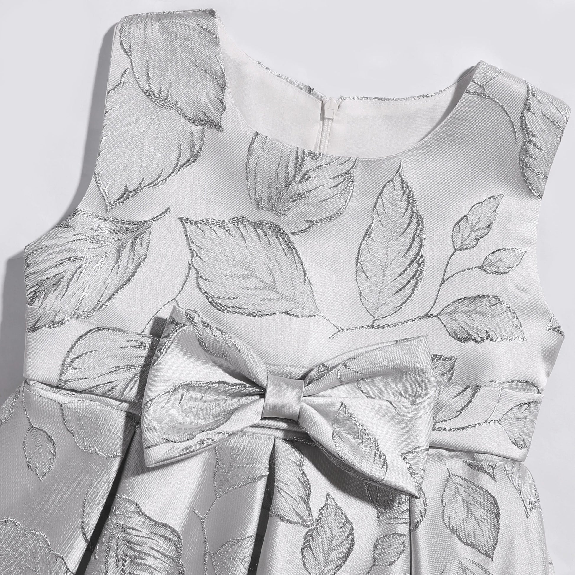 2025 New holiday party children's dress Children's puffy sleeve dress bow princess dress sold well - PratSN