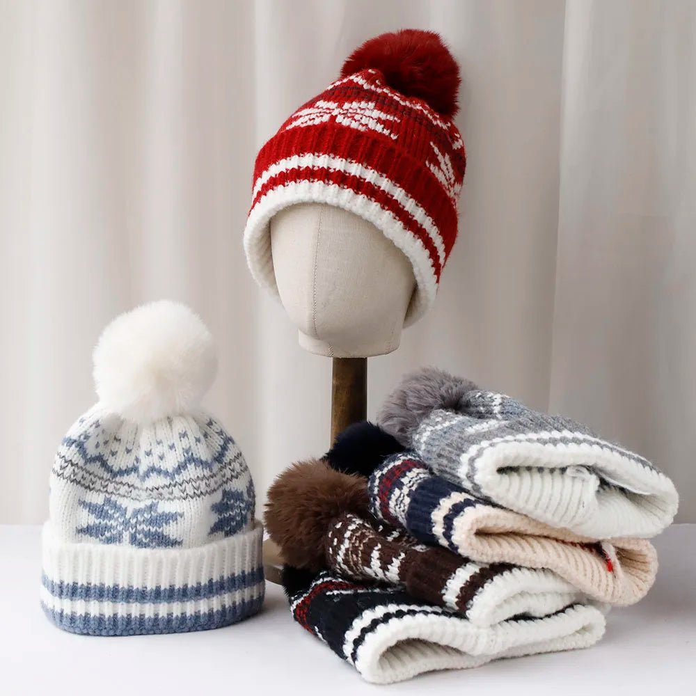 2025 new Winter Beanie Hat for Women Men Winter Hat Knitted winter Skullies Hat Unisex Ladies Warm Bonnet Cap Korean Trendy hat - PratSN