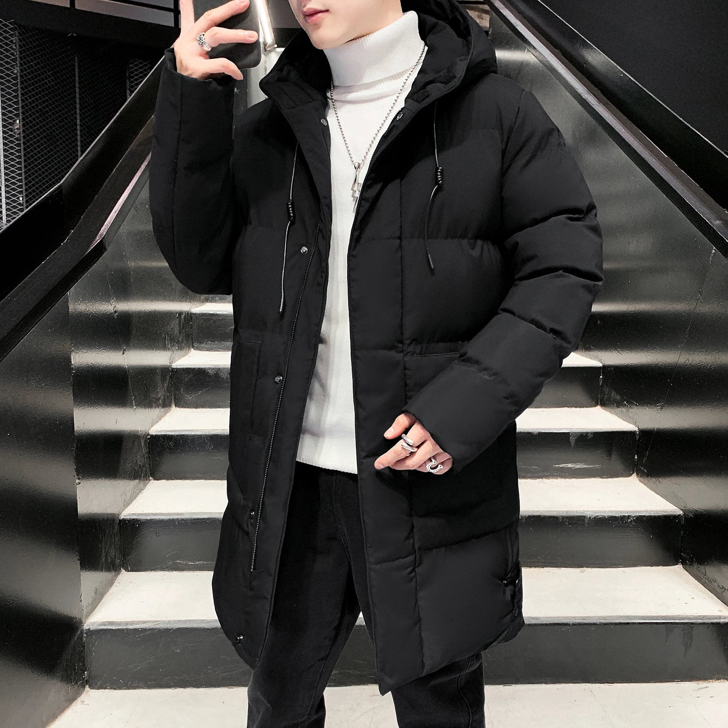 2025 Winter Parkas Men Warm Thick Windproof Jacket Men Quality Hooded Cotton Padded Coat Men Fashion Waterproof Outwear - PratSN