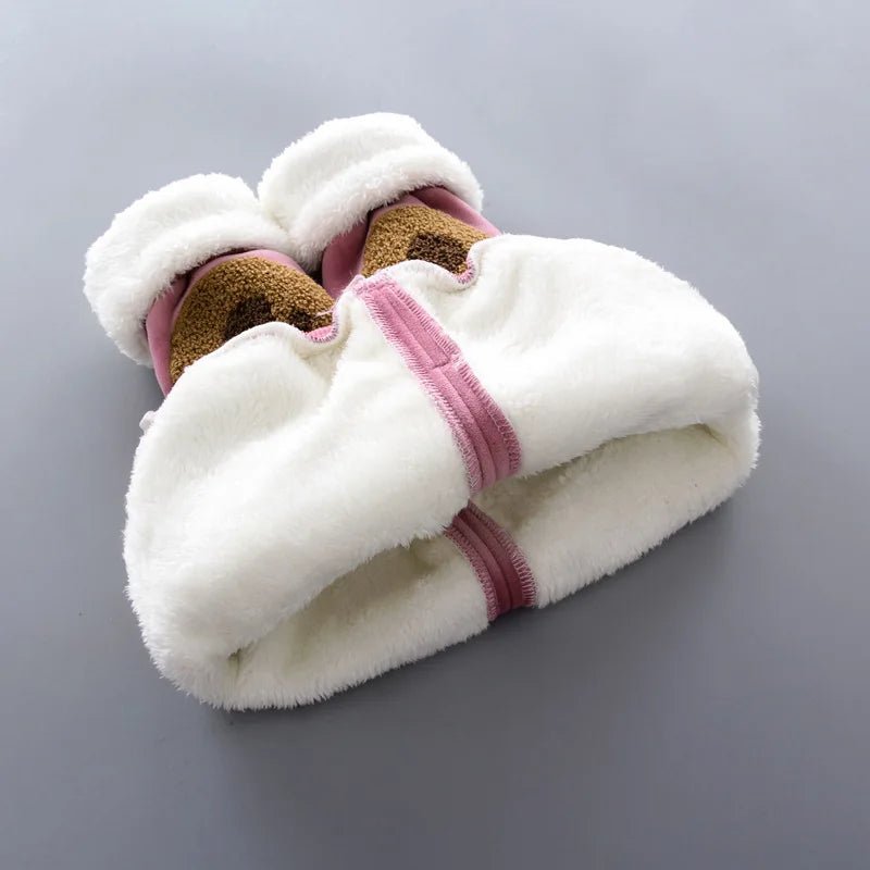 3PCS Winter Autumn Toddler Baby Boys Girls Clothes Baby Sweaters Coat +Pants +Hooded Vest Outfit Set Infant Warm Clothing Suits - PratSN