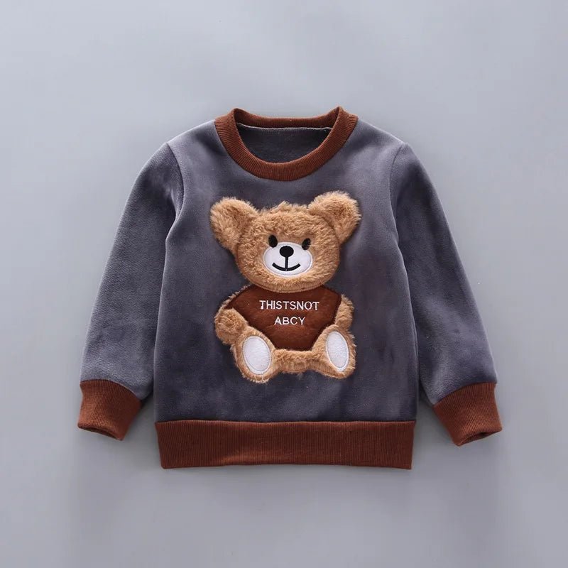 3PCS Winter Autumn Toddler Baby Boys Girls Clothes Baby Sweaters Coat +Pants +Hooded Vest Outfit Set Infant Warm Clothing Suits - PratSN