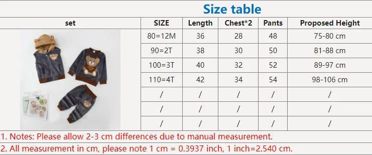 3PCS Winter Autumn Toddler Baby Boys Girls Clothes Baby Sweaters Coat +Pants +Hooded Vest Outfit Set Infant Warm Clothing Suits - PratSN
