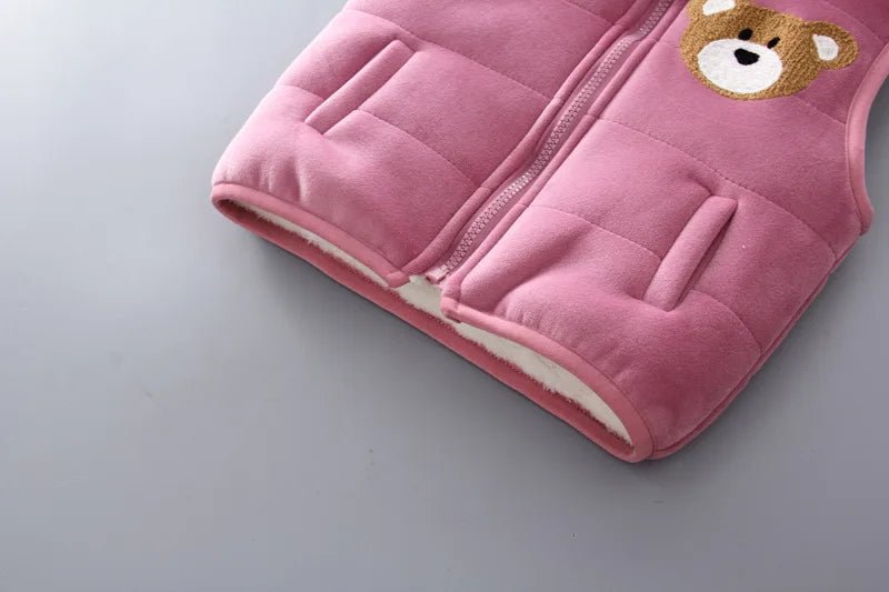 3PCS Winter Autumn Toddler Baby Boys Girls Clothes Baby Sweaters Coat +Pants +Hooded Vest Outfit Set Infant Warm Clothing Suits - PratSN