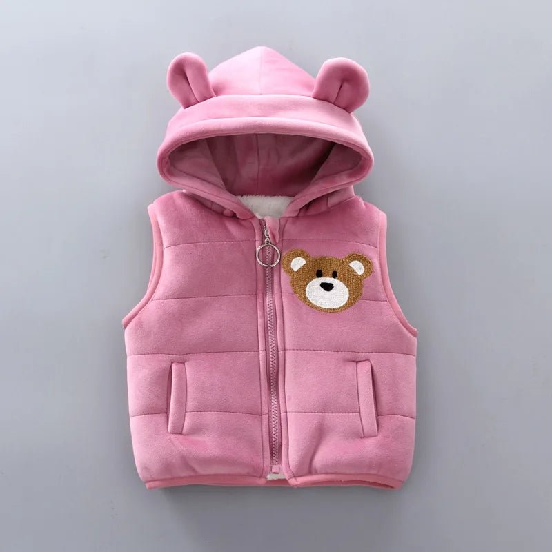 3PCS Winter Autumn Toddler Baby Boys Girls Clothes Baby Sweaters Coat +Pants +Hooded Vest Outfit Set Infant Warm Clothing Suits - PratSN
