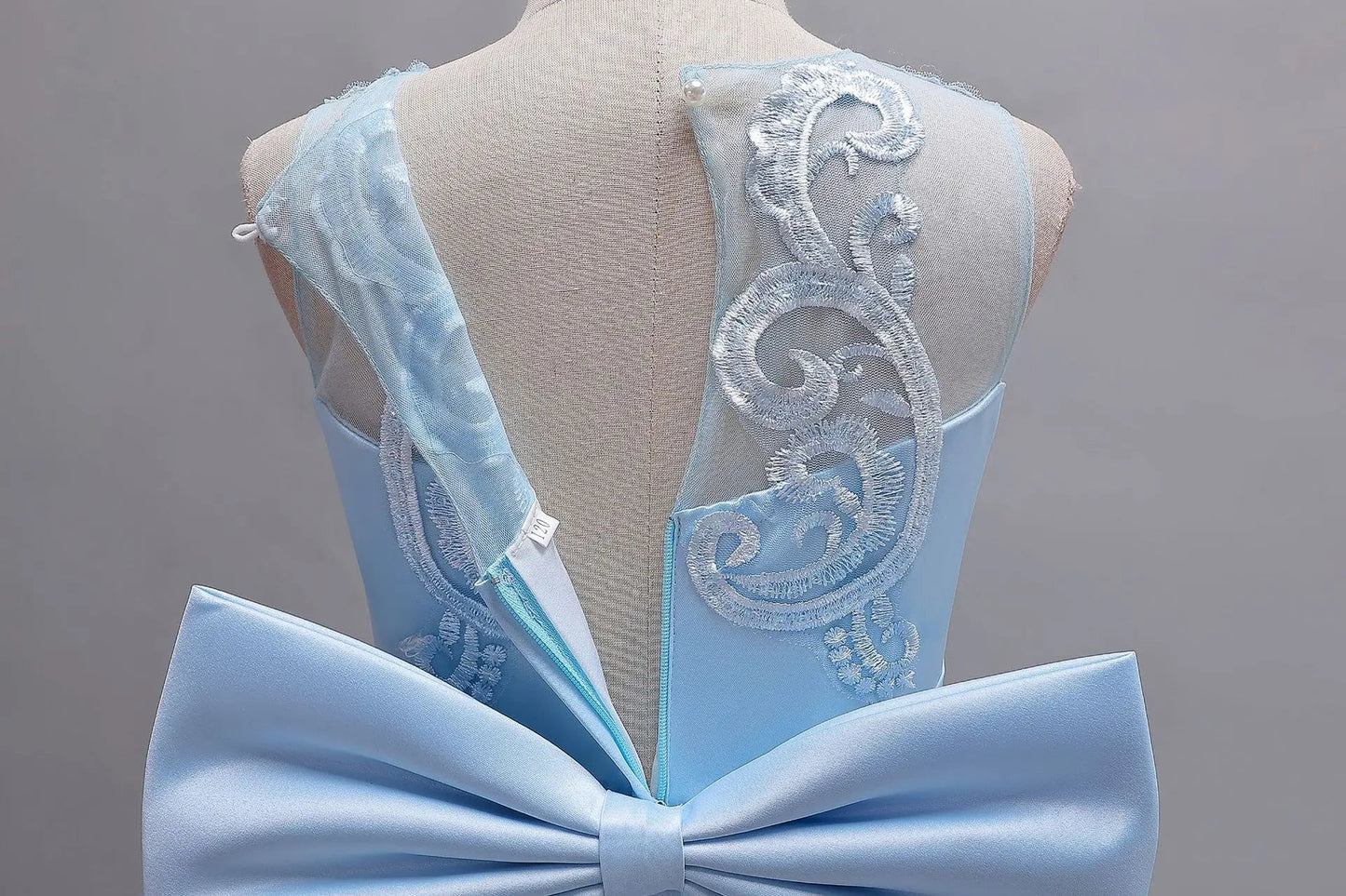 4 - 12 years old gorgeous girl dress sheer elegant girl birthday party princess dress long carnival evening dress summer clothing - PratSN