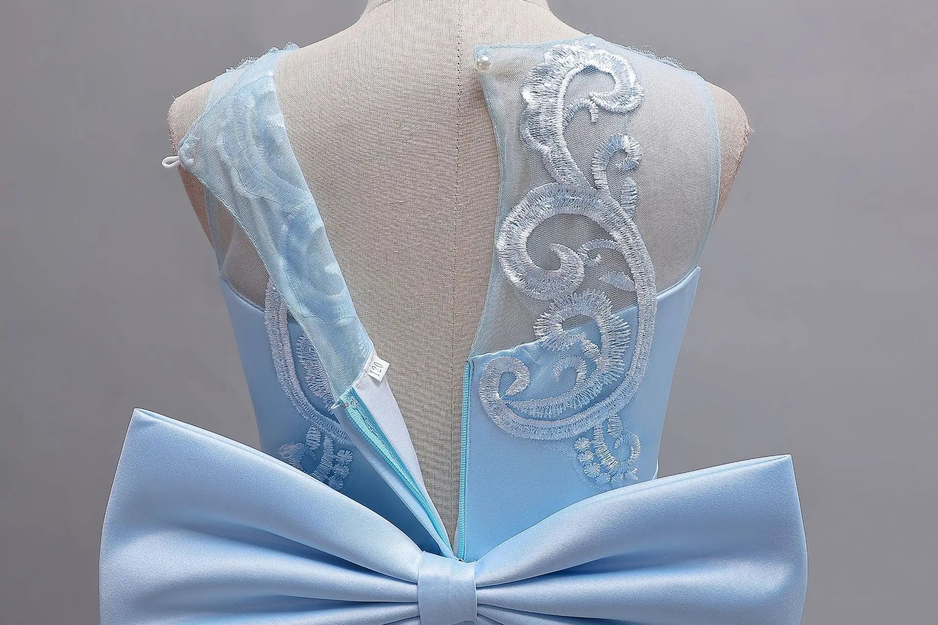 4 - 12 years old gorgeous girl dress sheer elegant girl birthday party princess dress long carnival evening dress summer clothing - PratSN