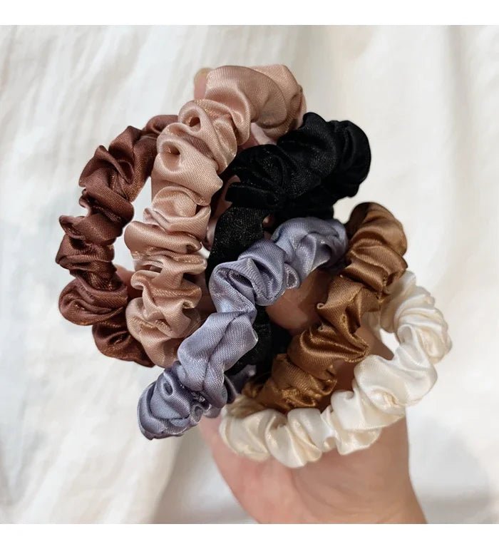 6/12 PCS Elegant women's headband, rubber band, elastic band, softer than silk hair | Satin headband | - PratSN