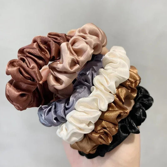 6/12 PCS Elegant women's headband, rubber band, elastic band, softer than silk hair | Satin headband | - PratSN