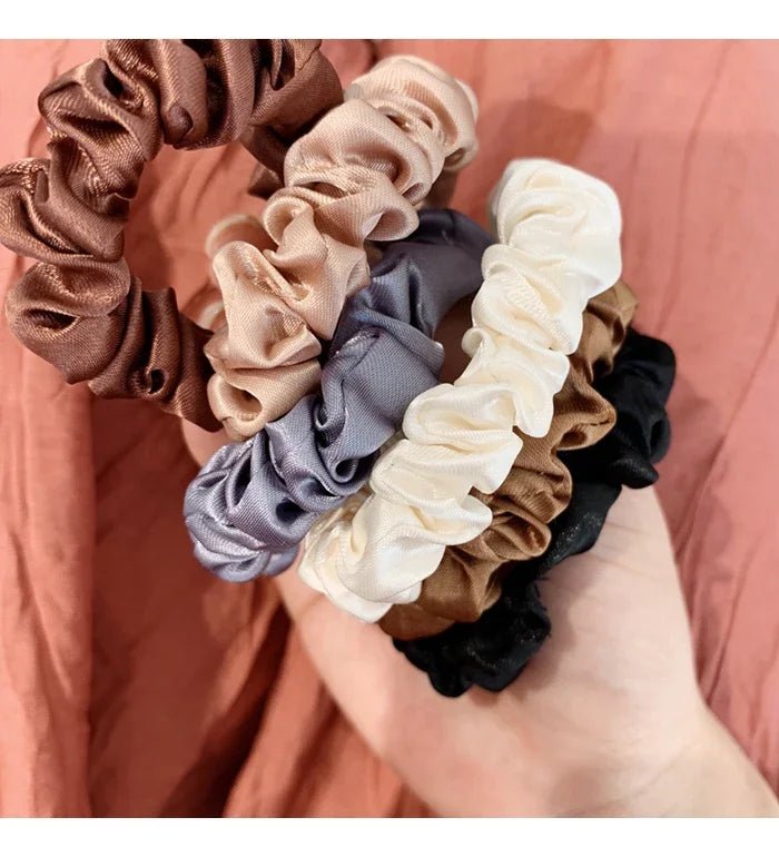 6/12 PCS Elegant women's headband, rubber band, elastic band, softer than silk hair | Satin headband | - PratSN