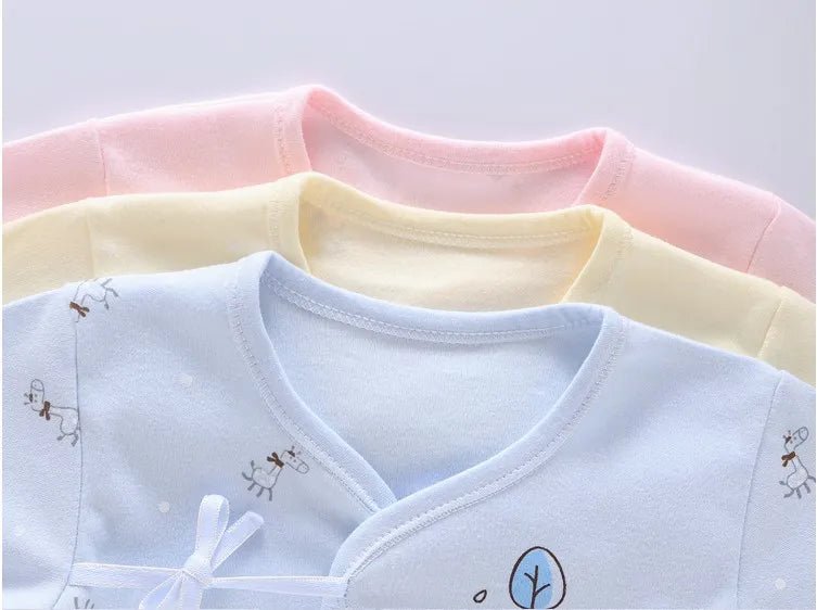 7Piece Spring Newborn Baby Stuff Toddler Clothes Cartoon Cute Cotton T-shirt+Pants+Hats Infant Boys Girls Clothing Set BC316 - PratSN
