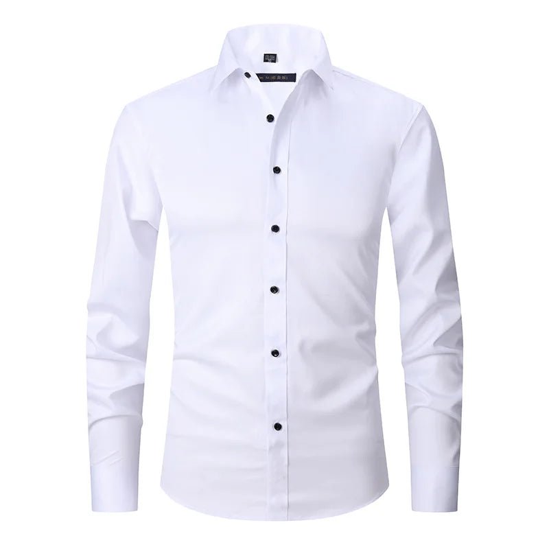 8J 2025 New Men's Four sided Elastic Shirt for Casual and Comfortable Men's Shirt SY207 - PratSN