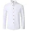 8J 2025 New Men's Four sided Elastic Shirt for Casual and Comfortable Men's Shirt SY207 - PratSN