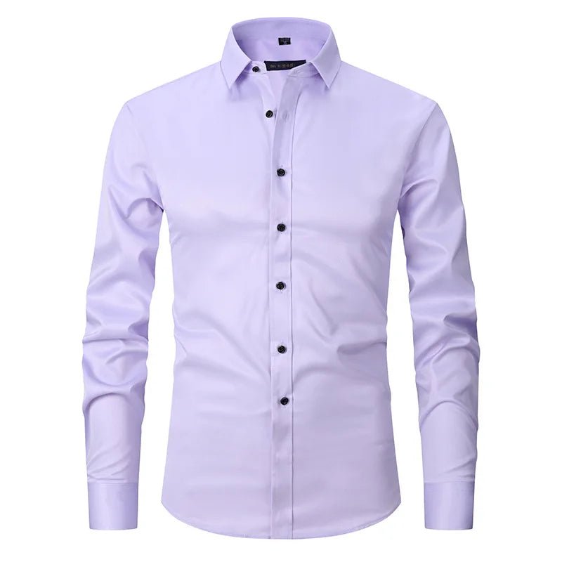 8J 2025 New Men's Four sided Elastic Shirt for Casual and Comfortable Men's Shirt SY207 - PratSN