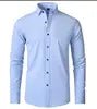8J 2025 New Men's Four sided Elastic Shirt for Casual and Comfortable Men's Shirt SY207 - PratSN