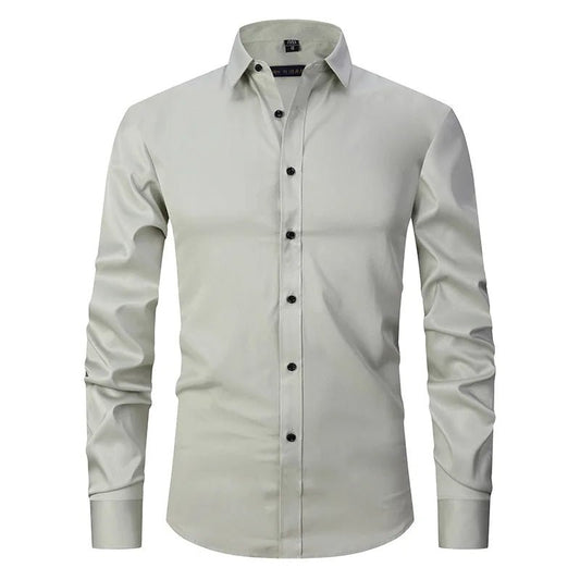8J 2025 New Men's Four sided Elastic Shirt for Casual and Comfortable Men's Shirt SY207 - PratSN