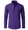 8J 2025 New Men's Four sided Elastic Shirt for Casual and Comfortable Men's Shirt SY207 - PratSN