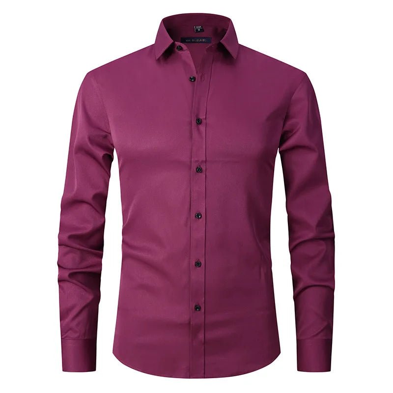 8J 2025 New Men's Four sided Elastic Shirt for Casual and Comfortable Men's Shirt SY207 - PratSN