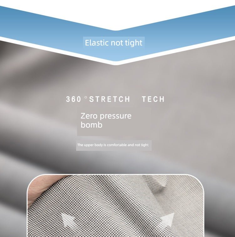 Accessible Luxury Quality Houndstooth Slim - Fit Business Drape Pants for Men - PratSN