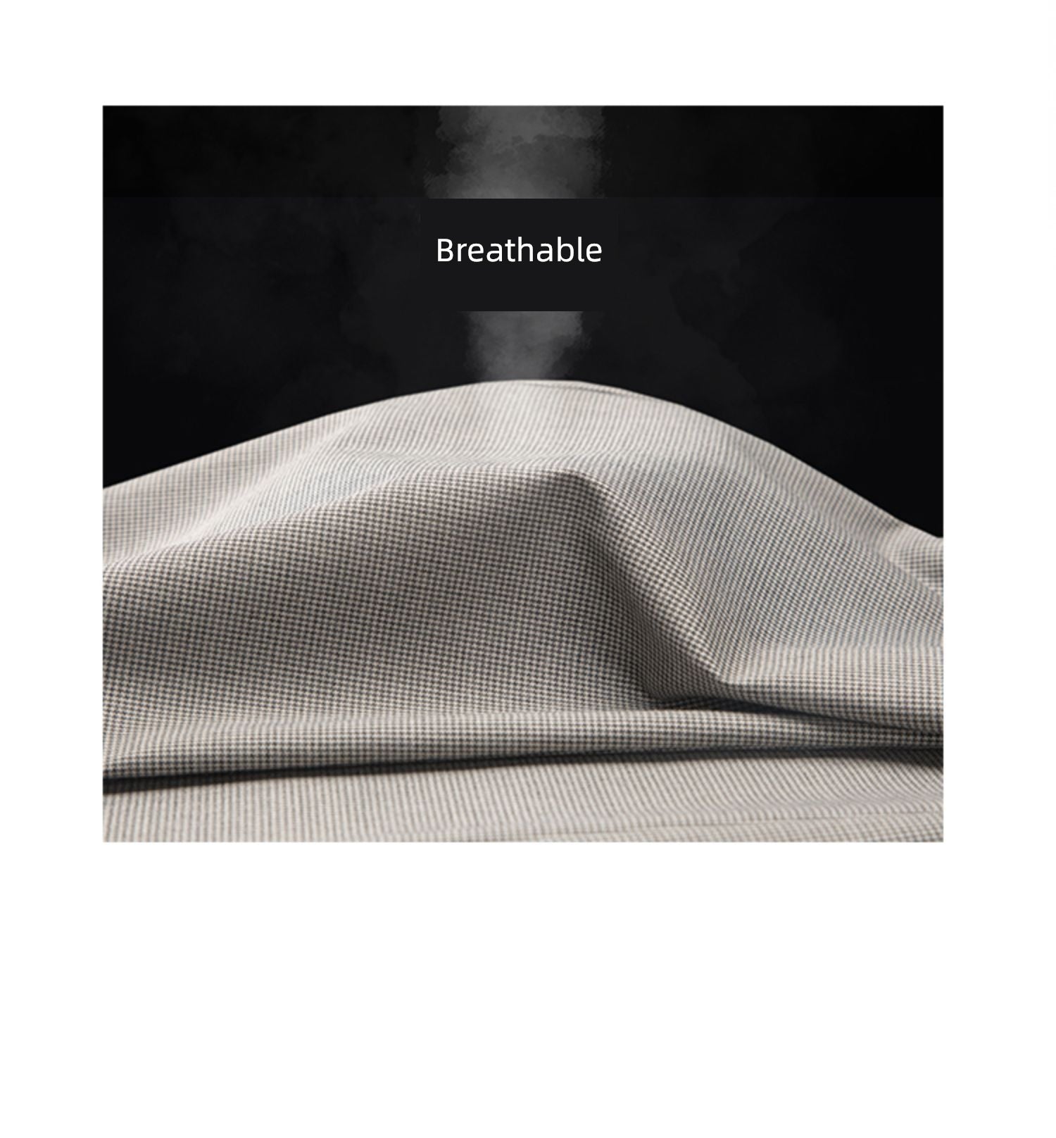 Accessible Luxury Quality Houndstooth Slim - Fit Business Drape Pants for Men - PratSN