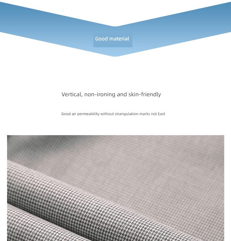 Accessible Luxury Quality Houndstooth Slim - Fit Business Drape Pants for Men - PratSN