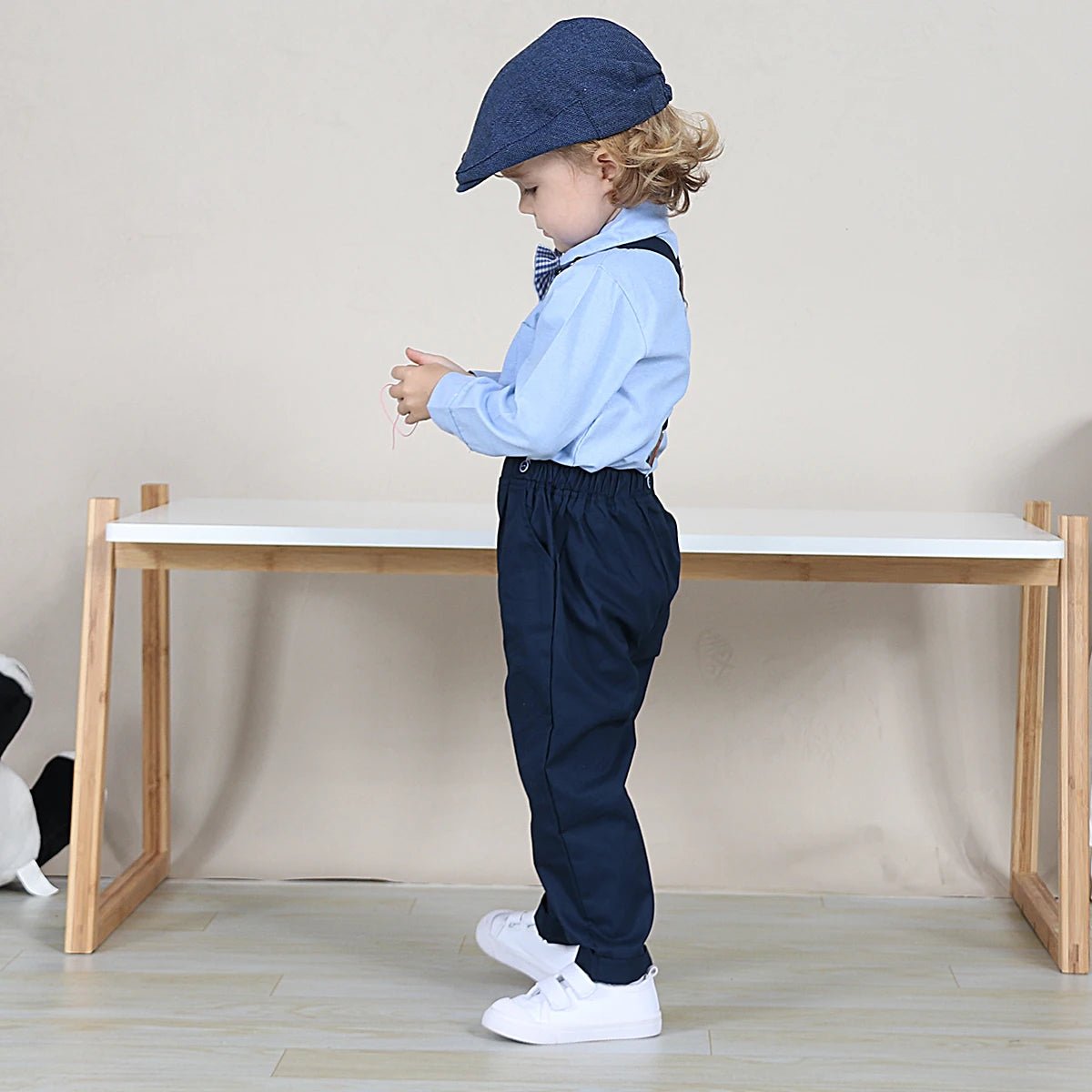 Adorable Toddler Boy Outfits Elegant Baby Wedding Formal Suit Kids Winter Gentleman Clothing Set Church Easter Birthday Parties - PratSN