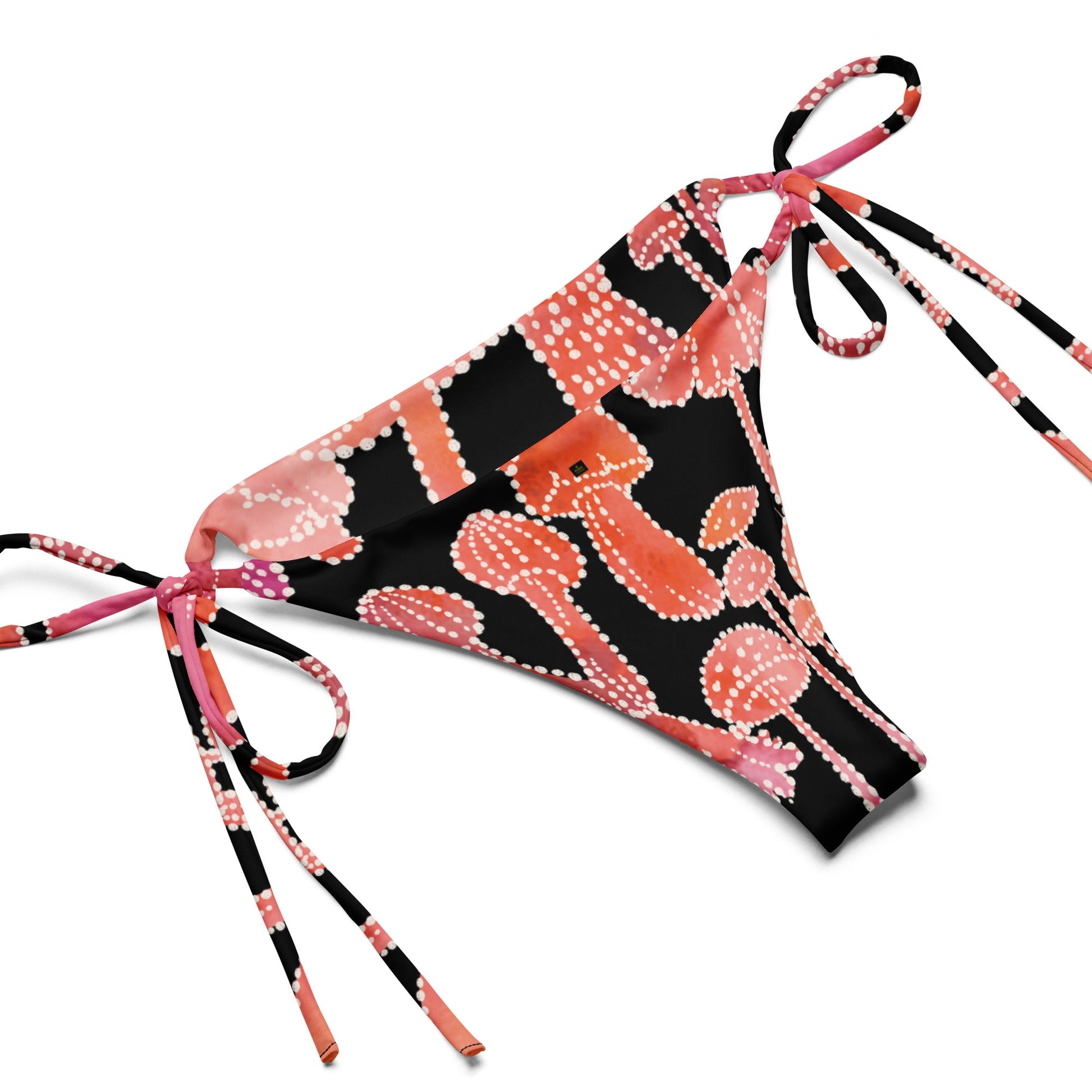 All - over print recycled string bikini, bathing suits, Swimming Suits. Women's Swimwear - PratSN
