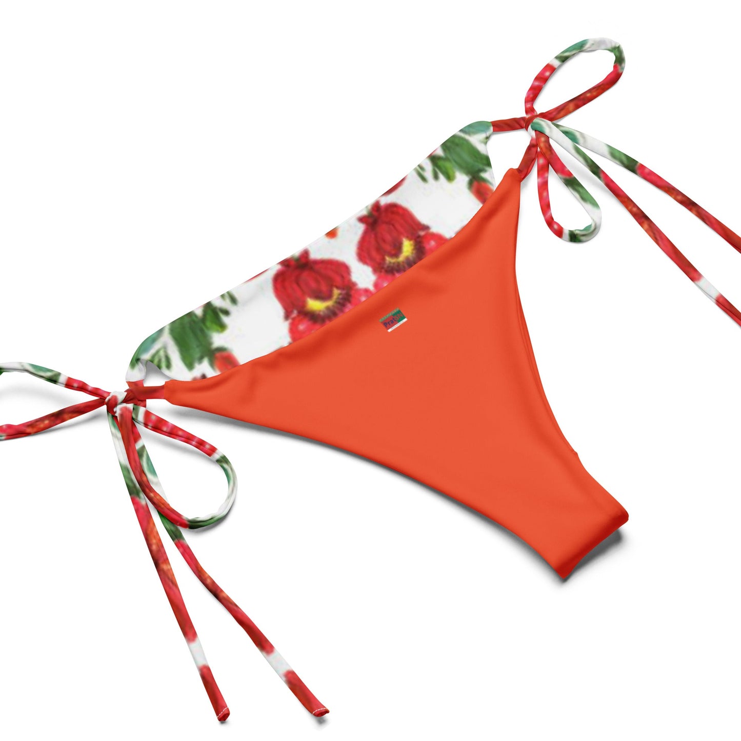 All - over print recycled string bikini. Floral Bikini - PratSN