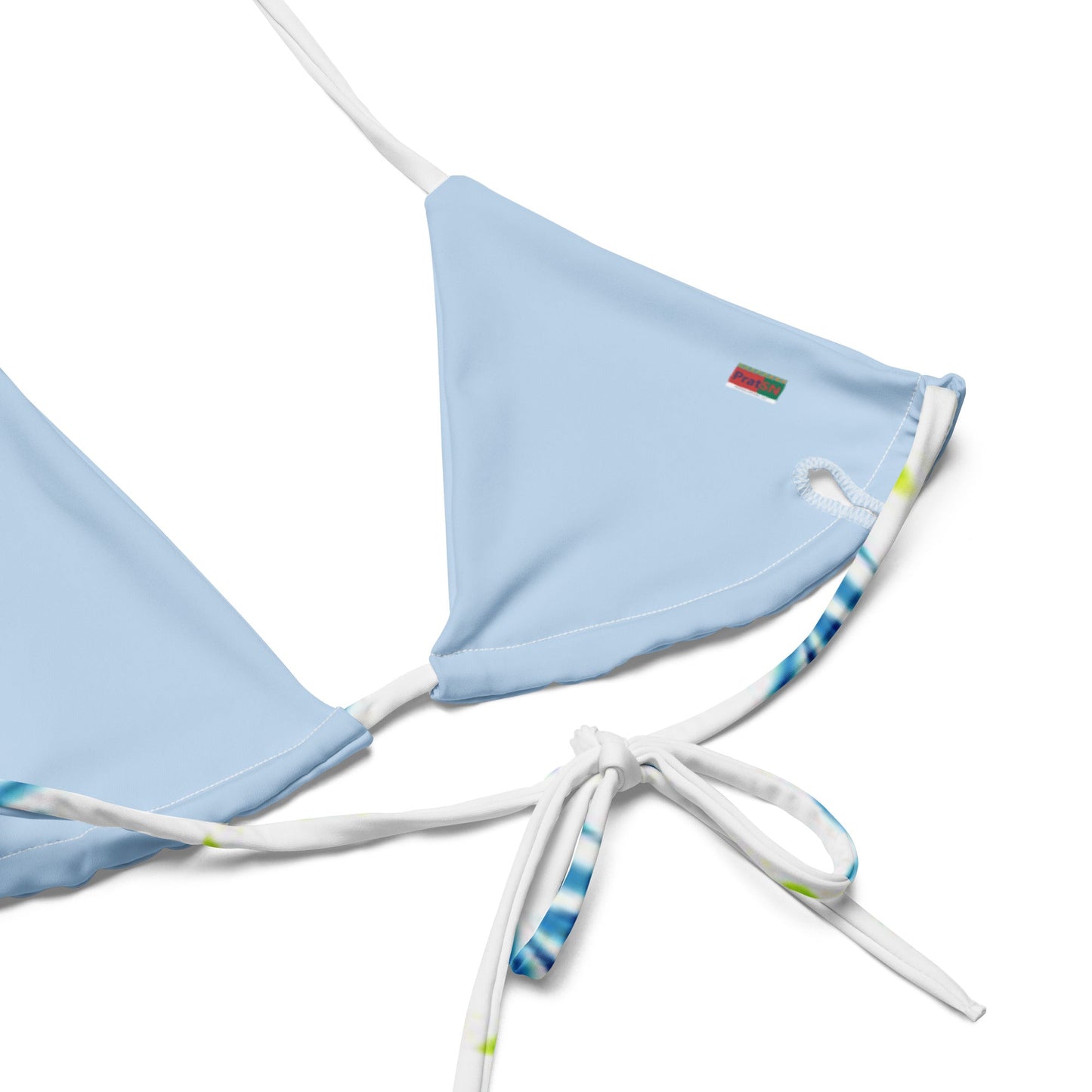 All - over print recycled string bikini, Swimming Suits. Women's outfit - PratSN