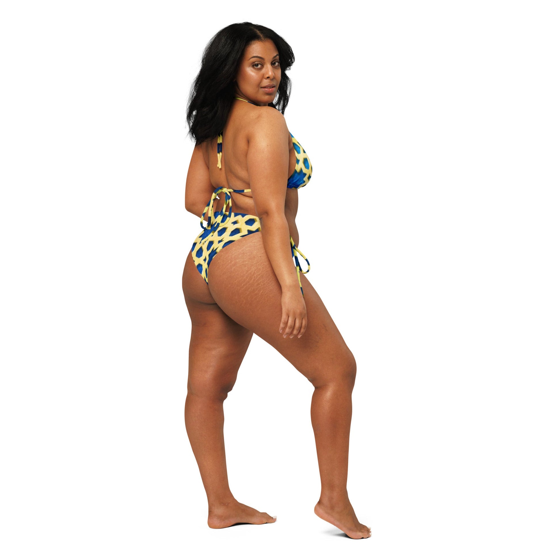 All - over print recycled string bikini, Swimsuits, Bathing Suits & Swimwear for Women - PratSN