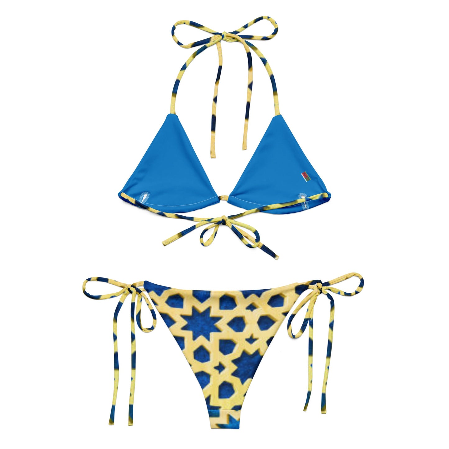 All - over print recycled string bikini, Swimsuits, Bathing Suits & Swimwear for Women - PratSN