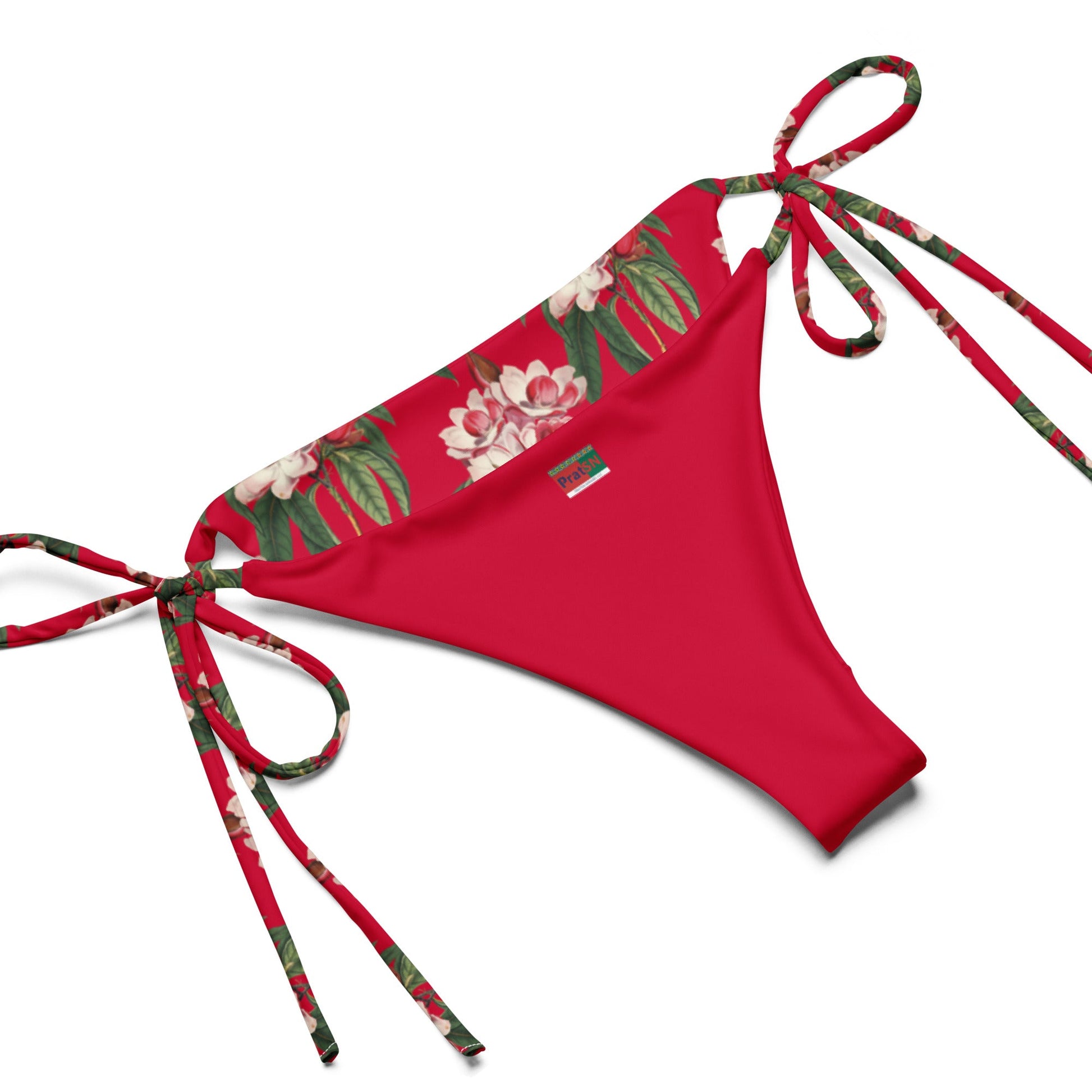 All - over print string bikini, Floral Bikini, Cute Summer Bikini - PratSN