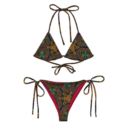 All - over print string bikini | swimming suit - PratSN