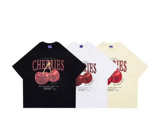 AmericanPrinted Couple Short Sleeve T-shirt Female - PratSN