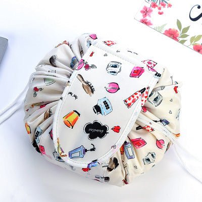 Animal Printing Large Capacity Drawstring Lazy Cosmetic Storage Bag - PratSN