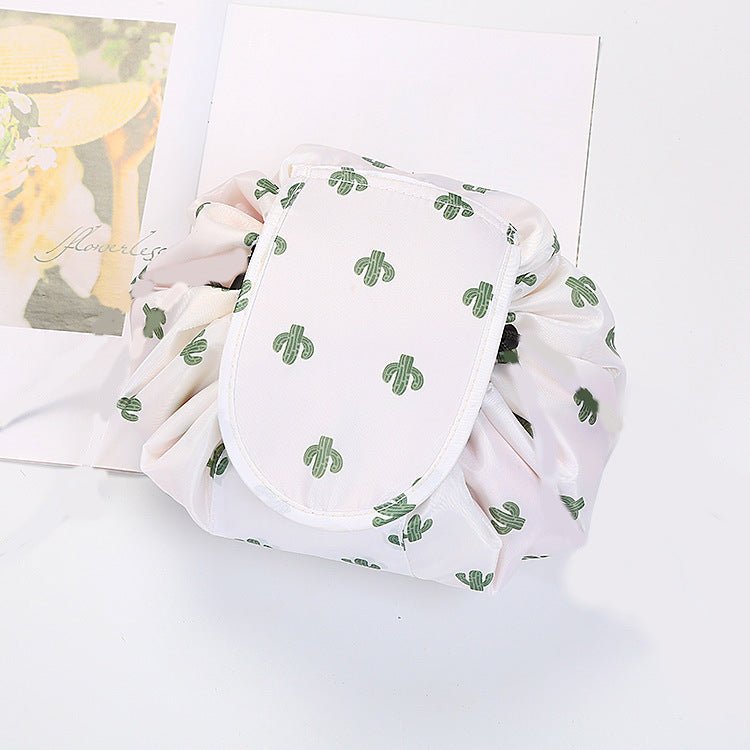 Animal Printing Large Capacity Drawstring Lazy Cosmetic Storage Bag - PratSN