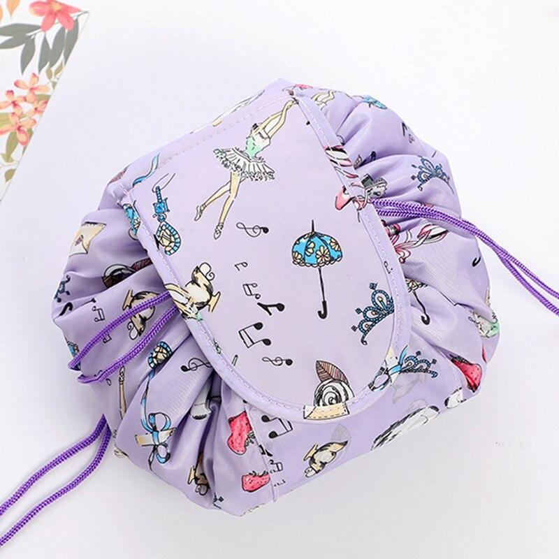 Animal Printing Large Capacity Drawstring Lazy Cosmetic Storage Bag - PratSN
