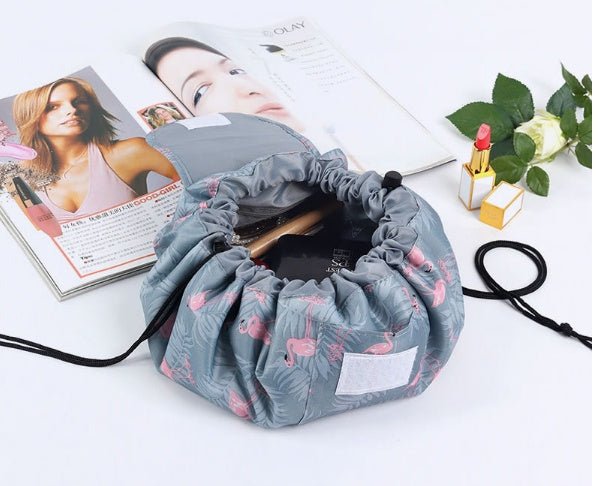 Animal Printing Large Capacity Drawstring Lazy Cosmetic Storage Bag - PratSN