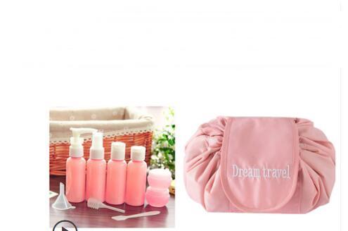 Animal Printing Large Capacity Drawstring Lazy Cosmetic Storage Bag - PratSN
