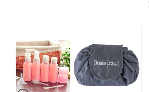 Animal Printing Large Capacity Drawstring Lazy Cosmetic Storage Bag - PratSN