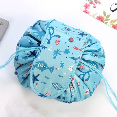 Animal Printing Large Capacity Drawstring Lazy Cosmetic Storage Bag - PratSN