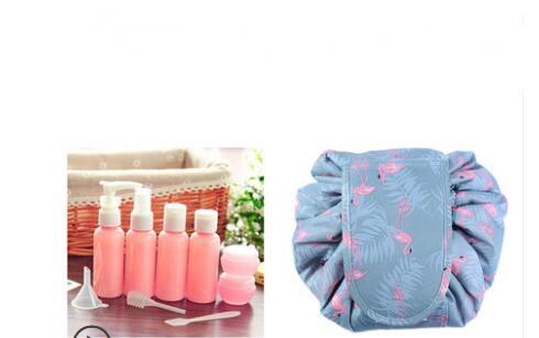 Animal Printing Large Capacity Drawstring Lazy Cosmetic Storage Bag - PratSN
